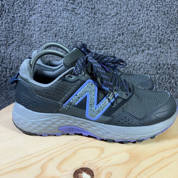 New Balance T410 Trail Running Shoe Womens Size 9.5 Gray Purple Training Sneaker - Picture 3 of 8